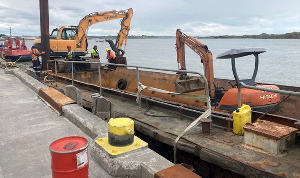 Whanganui Port - Te Pūwaha - Boat Ramp- Channel Cleared Immediately Whanganui Port - Te Pūwaha - Boat Ramp Cleared
