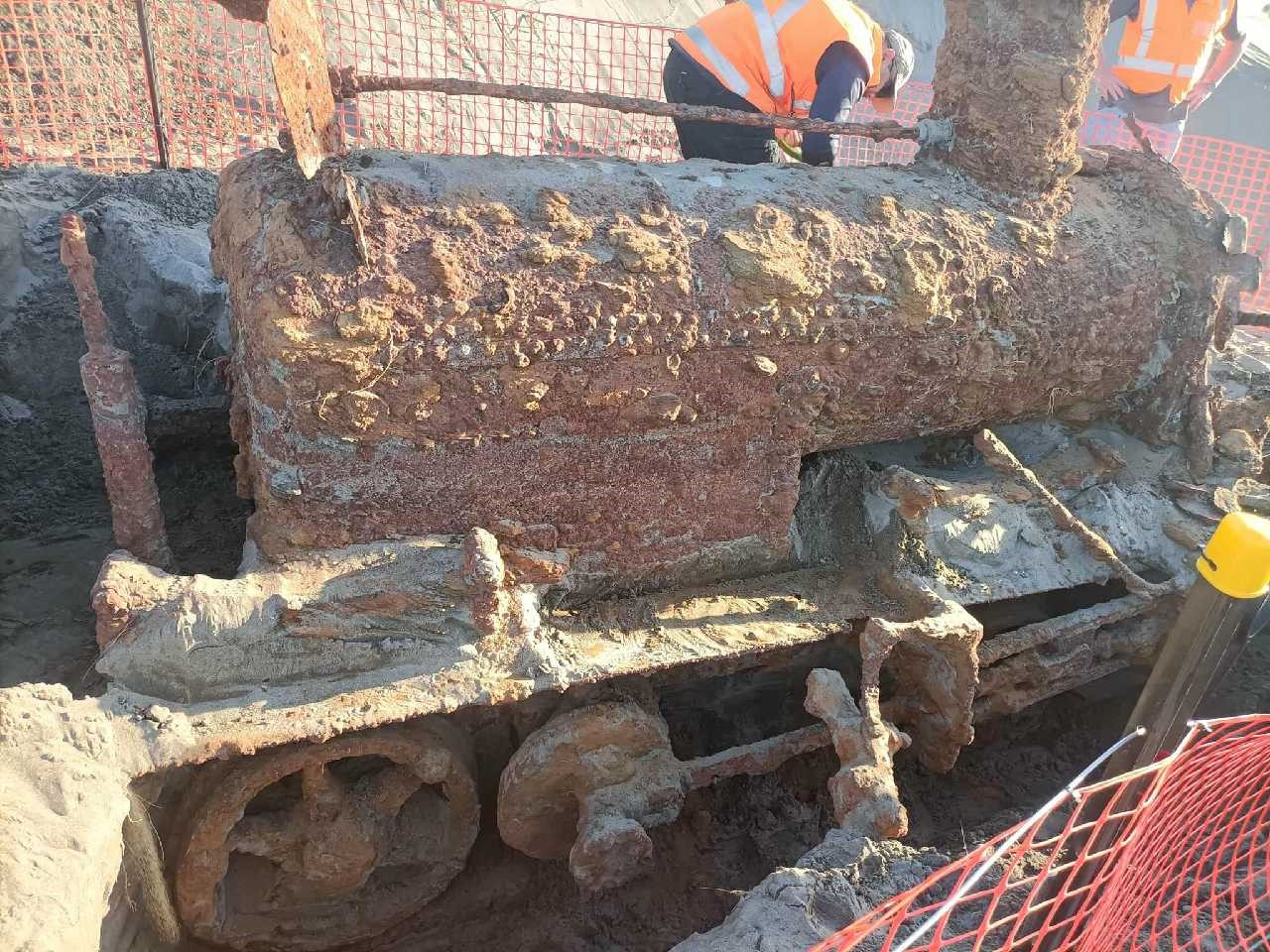 Skunk locomotive found September 2025